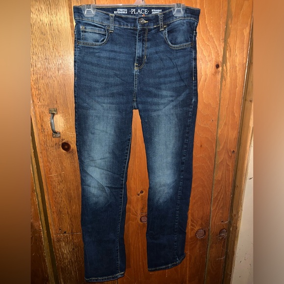 2 Pairs Children’s Place Boys Jeans Size 14 Straight Stretch Style - Picture 4 of 7